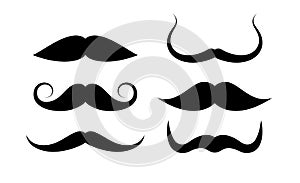 Mustache vector icon