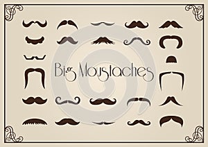 Mustaches collection photo