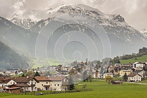 Mustair village in Switzerland, Europe.
