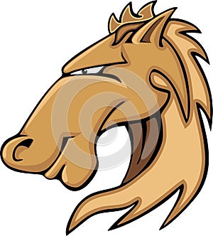 Mustang Stallion Graphic Mascot