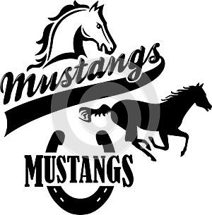 Mustang Team Mascot/eps photo