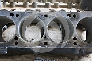 Mustang V8 engine block