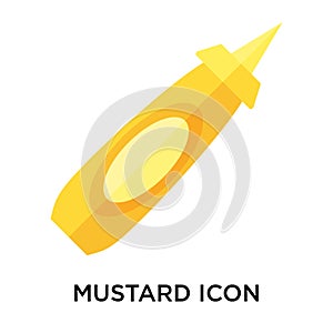 Mustard icon sign and symbol isolated on white background