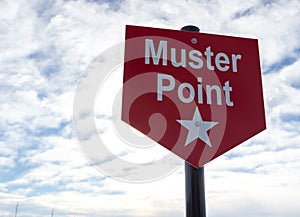 Muster Point sign photo