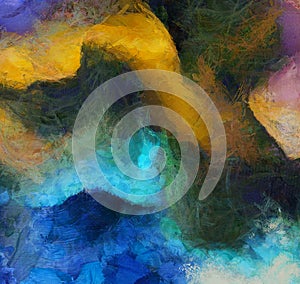 Muted Abstract Painting