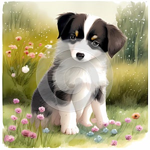 Muted Moods - Puppy Portraits for Nursery Decor