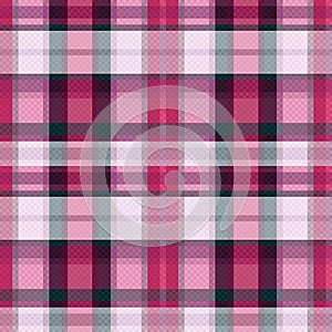 Muted tartan plaid for textile