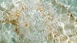 Muted tones and delicate winding lines recreate the soft ripples and eddies in a rivers gentle current. photo