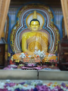 Muthiyagana rajamaha viharaya.Lord Gautama Buddha