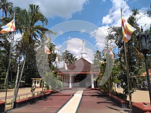 Muthiyangana raja maha viharaya in Badulla Sri Lanka.