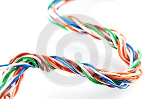 Muti-color electronic wire