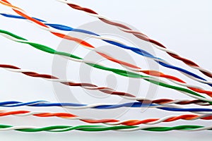 Muti-color electronic wire