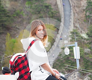 The Mutianyu Great wall in Beijing, China