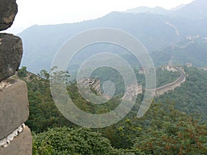 The Mutianyu section of The Great Wall of China