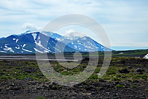 Mutnovsky is a complex volcano located in the southern part of Kamchatka Peninsula, Russia