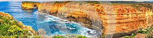 Mutton Bird Island panoramic view along the Great Ocean Road, Au