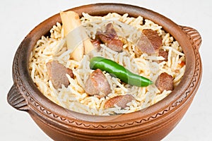 Mutton Biryani Closeup