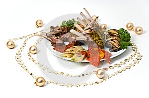 Mutton Chops Decorated