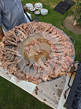 mutton chops fried is famous desi food in India and Pakistan