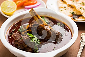 Mutton Masala Or Masala Gosht or indian lamb rogan josh