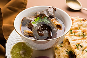 Mutton Masala Or Masala Gosht or indian lamb rogan josh