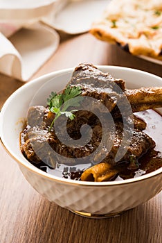 Mutton Masala Or Masala Gosht or indian lamb rogan josh