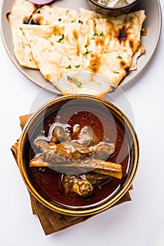 Mutton Masala Or Masala Gosht or indian lamb rogan josh