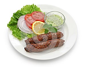 Mutton seekh kabab photo