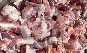 mutton or sheep knuckles bones