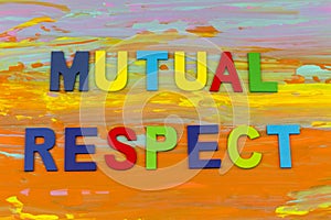 Mutual respect friendship relationship partnership agreement