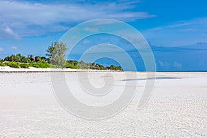 Muyuni white sand beach Unguja Zanzibar Island Tanzania East Africa photo