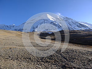 Muztag Ata viewed from the start of the snow line