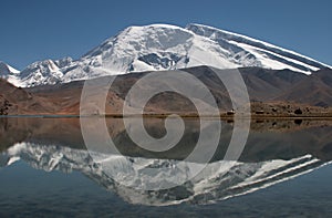 Muztagh Ata and Karakul Lake