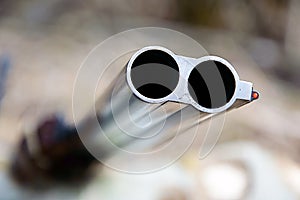 Muzzle of double-barreled shotguns