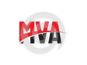 MVA Letter Initial Logo Design Vector Illustration photo