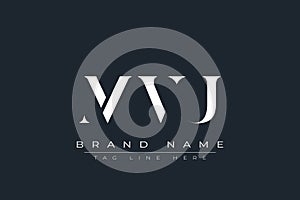 MVU abstract letter logo design