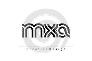 MXA Creative Unique Modern Letter Logo Design