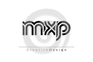 MXP Creative Unique Modern Letter Logo Design
