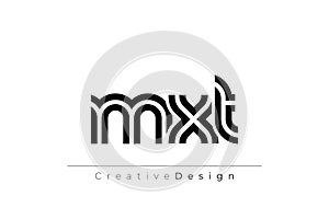 MXT Creative Unique Modern Letter Logo Design