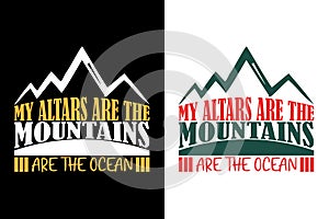 My Altars Are The Mountains Are The Ocean