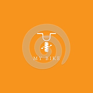 My bike logo template