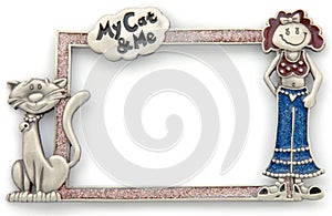 My Cat & Me photo frame