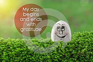 My day begins and ends with gratitude