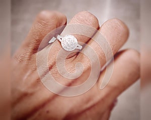 My engagement ring beautiful amazing flawlessly photo