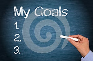 My goals list