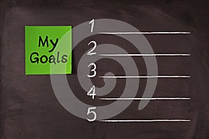 My Goals List