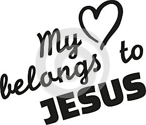 My heart belongs to jesus photo