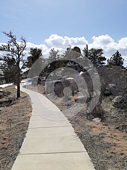 My hiking path Curt Gowdy State park