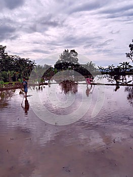 My hometown sky mirror