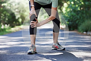 My joints are not as strong as they used to be. Closeup shot of an unrecognisable woman experiencing knee pain while